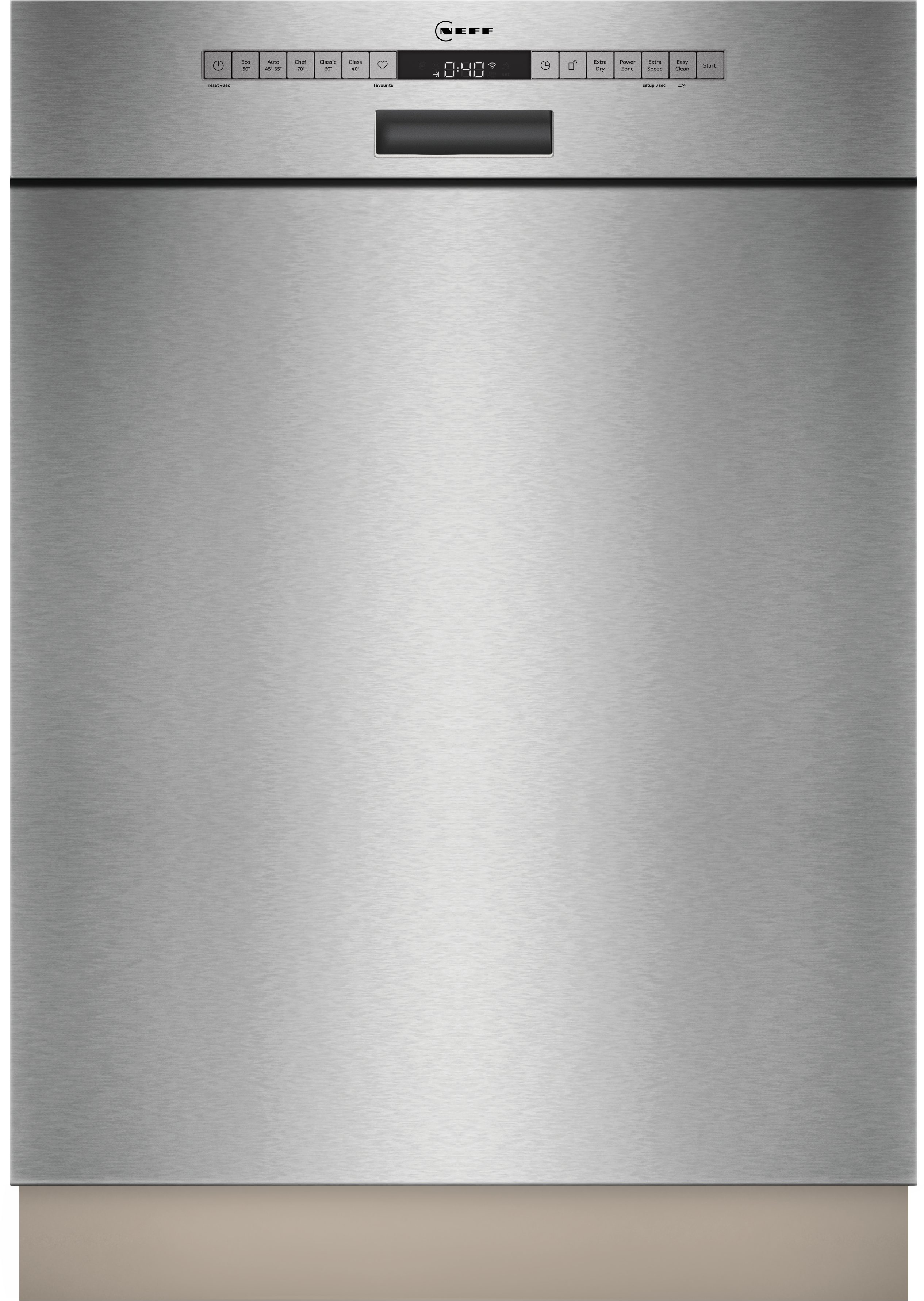 NEFF Unterbaugeschirrspüler N 50 S125HCS03E, 14 Maßgedecke