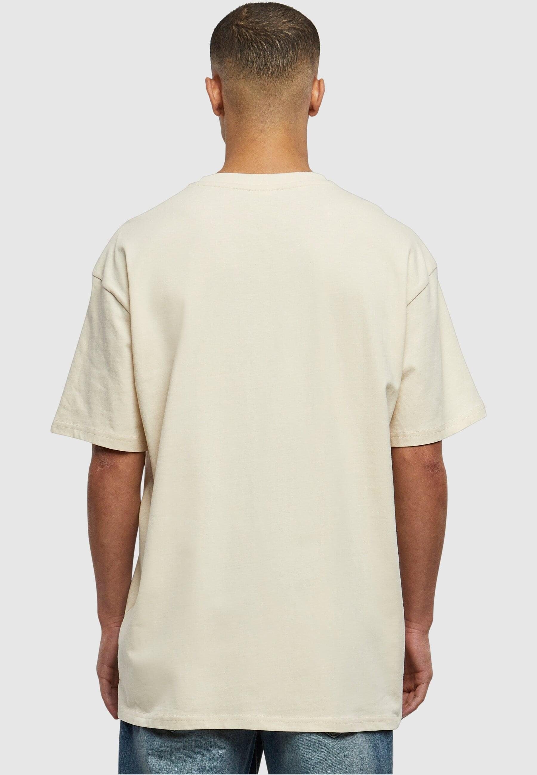 URBAN CLASSICS T-Shirt Herren Heavy Oversized Tee whitesand (1-tlg)
