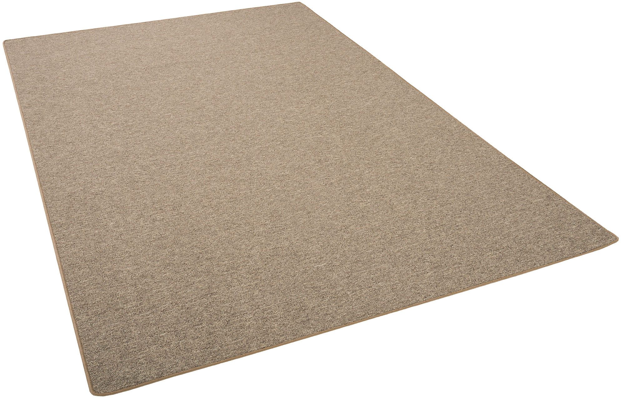 OTTO home Teppich Fortis, Schlinge, Made in Netherlands, rechteckig, Höhe: 5 mm, Uni Farben, gekettelt, auch als Läufer, strapazierfähig, Wohnzimmer