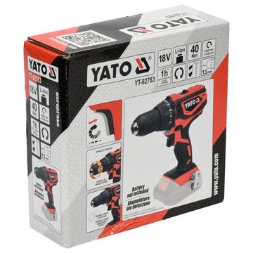 Yato Akku-Bohrschrauber Bohrschrauber ohne Akku 18 V 40 Nm, 18 V V