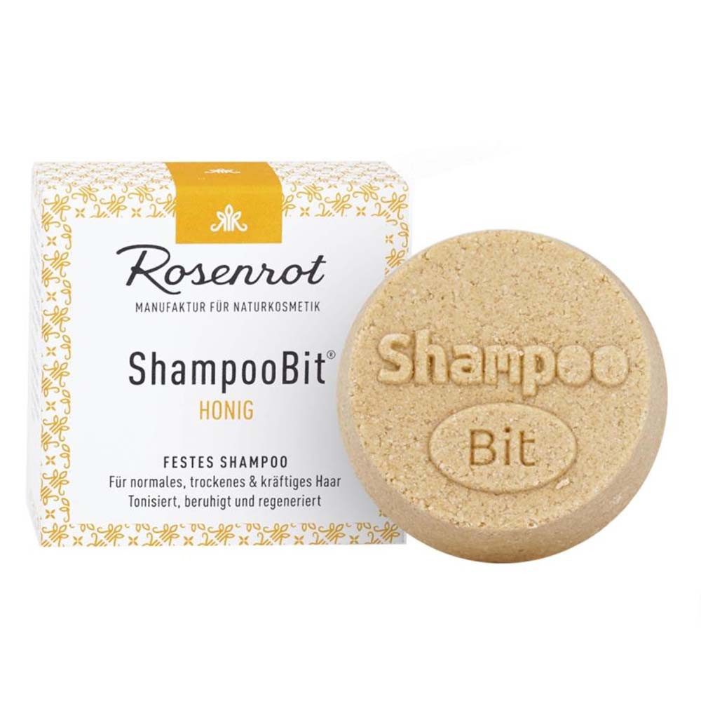 Rosenrot Festes Haarshampoo Festes ShampooBit® - Honig 60g