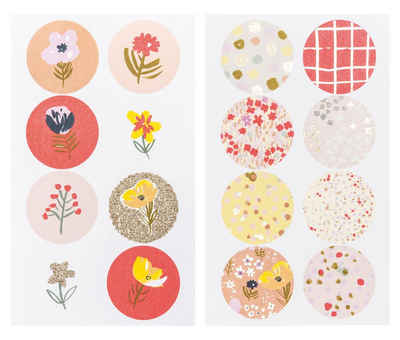 Rico Design Sticker »Blumen«, (4-tlg), 4 Bogen