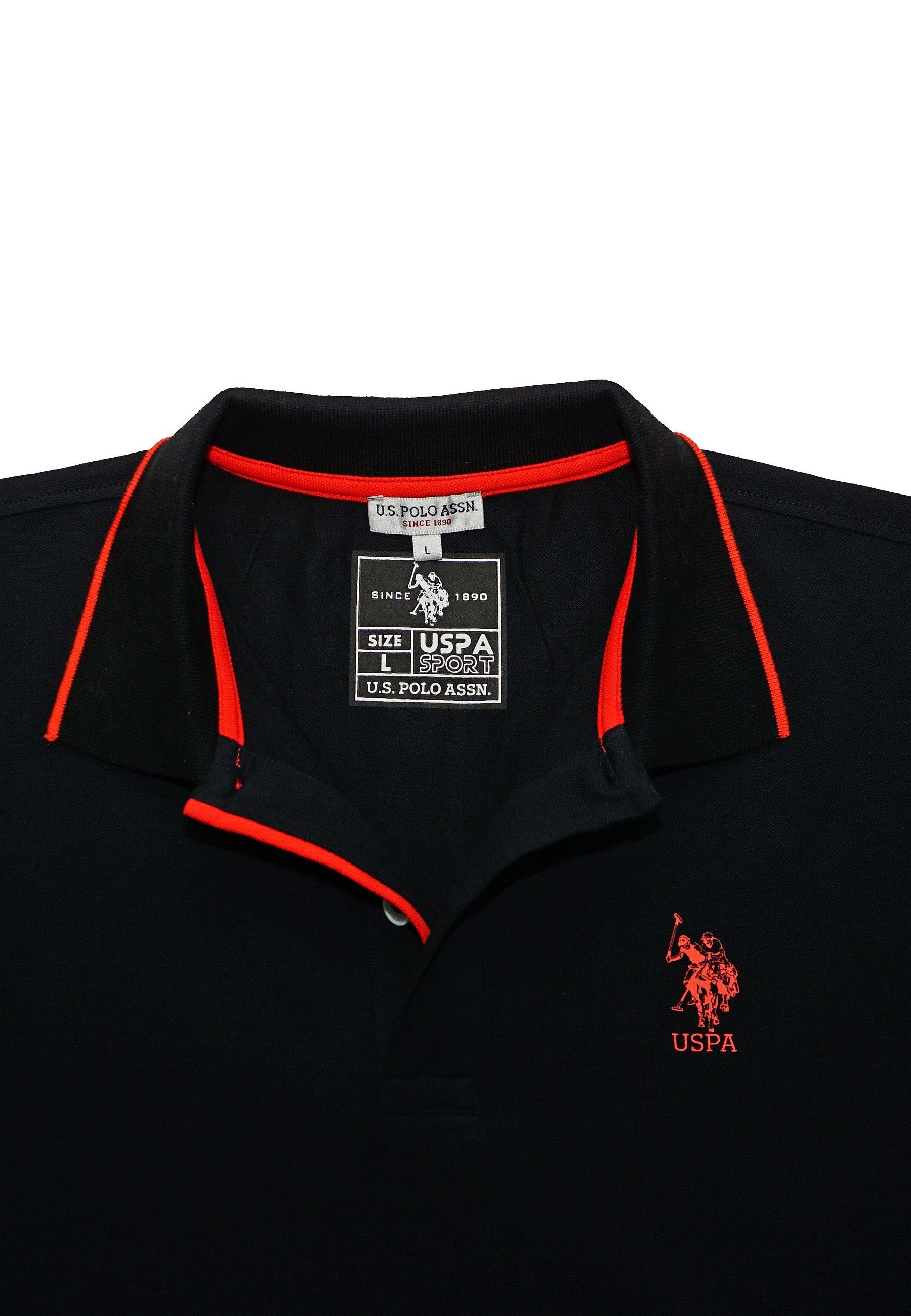 Poloshirt Polo Poloshirt (1-tlg) schwarz Assn Shirt CAAD U.S.