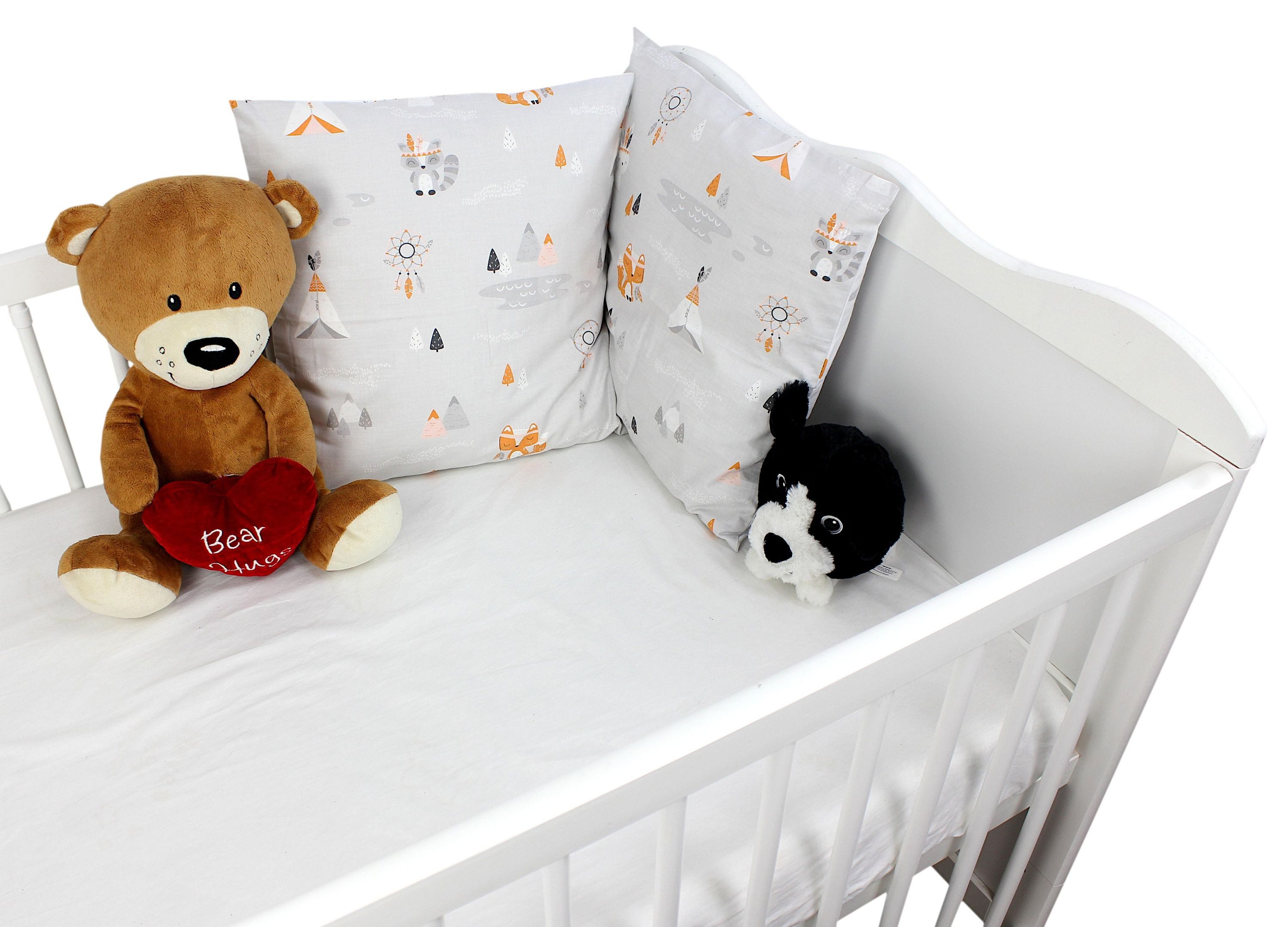 TupTam Kissenbezüge Kinder Kissenbezug Dekorativ Gemustert mit Hotelverschluss 2er Set