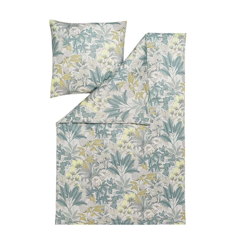 Estella Bettwäsche Estella Interlock Jersey Bettwäsche Florentin 6219-610 Blau 135x200, 2 teilig