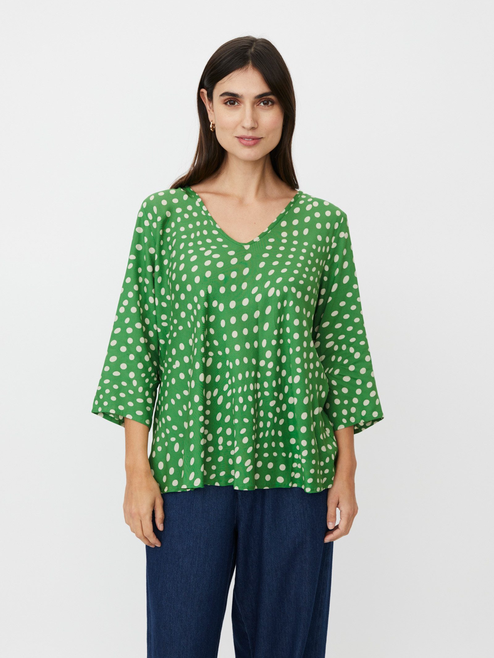 Masai Langarmbluse MaKatacia Dreiviertelärmel, glatt Viskose