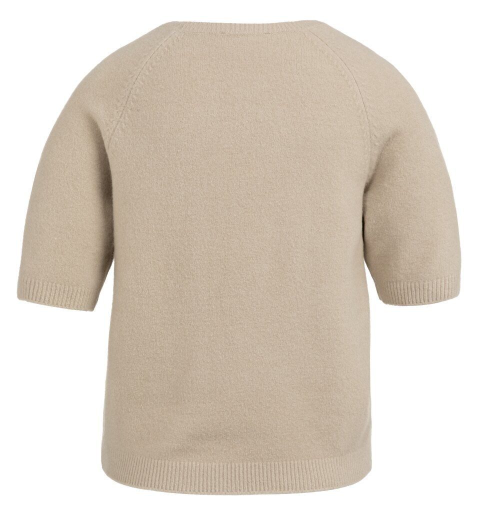 YAYA Rundhalspullover Weicher kurzärmeliger Pullover