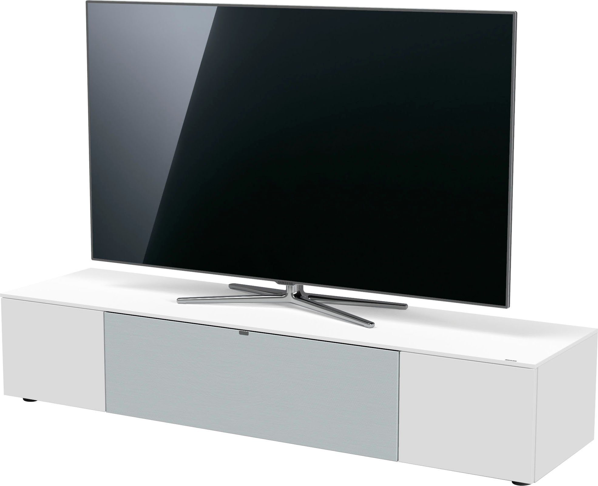 SPECTRAL TV-Board »Next«, mit Stofffront und Soundbar-Ablage, wahlweise mit TV-Halterung und LED-Beleuchtung, in verschiedenen Breiten und Farben-Otto
