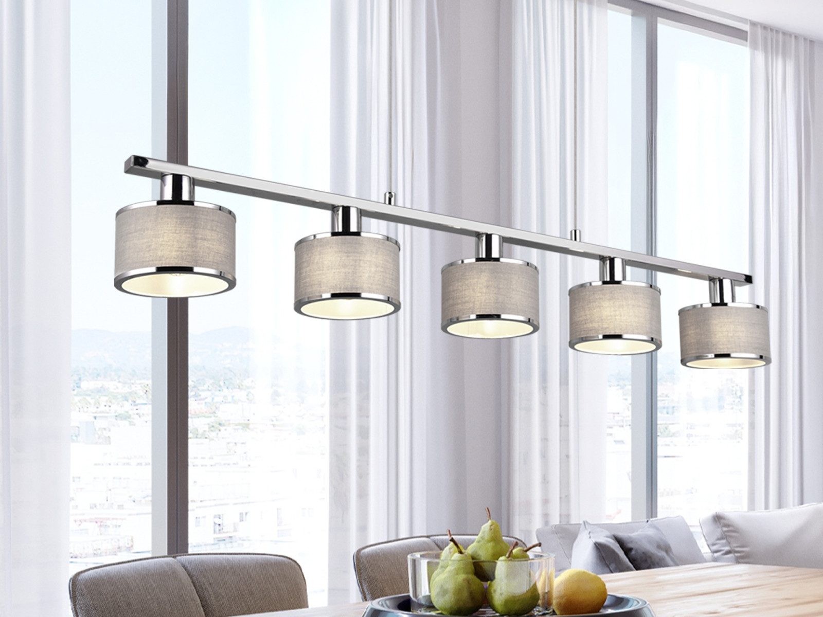 TRIO Leuchten LED Pendelleuchte, Dimmfunktion, LED wechselbar, warmweiß, me günstig online kaufen