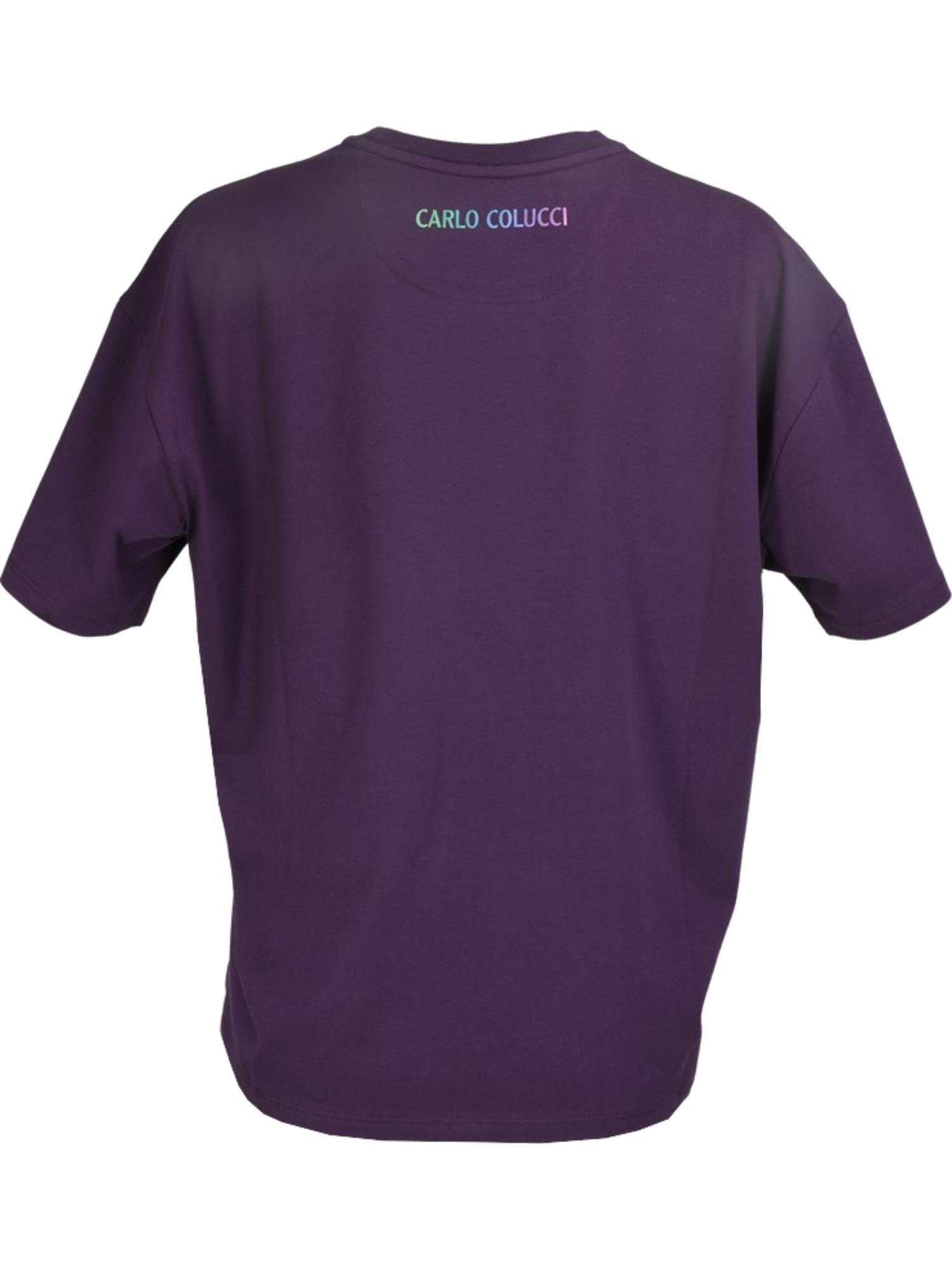 CARLO COLUCCI T-Shirt Caon Lila