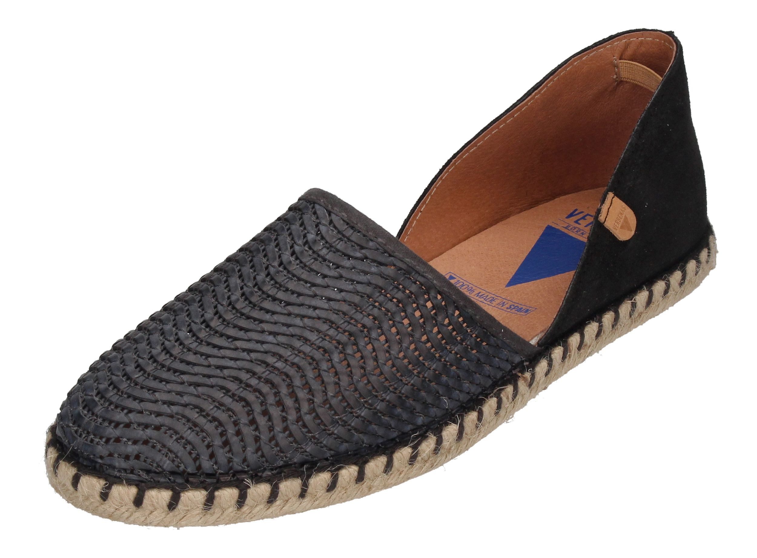 VERBENAS CARMEN LATO Espadrille serraje negro