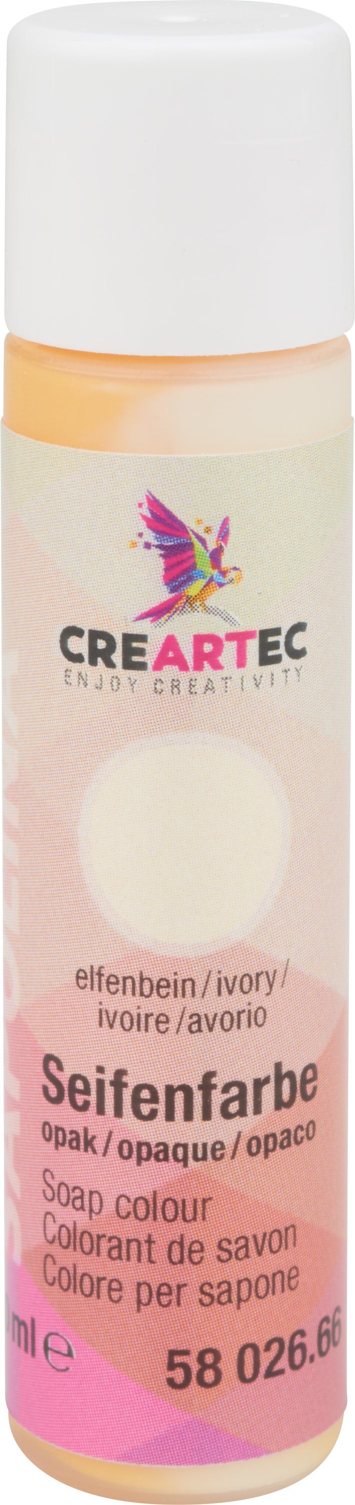 CREARTEC Badefarben, 10 ml Elfenbein