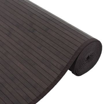 Teppich Teppich Rechteckig Dunkelbraun 80x200 cm Bambus, vidaXL, Rechteckig