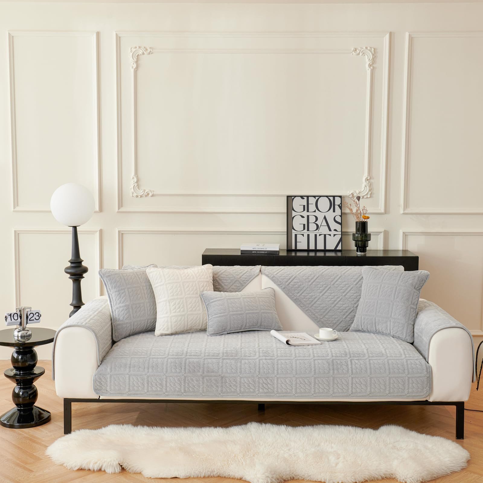 Coonoor Sofaschoner Milchsamt Superweiche Sofa Überzug günstig online kaufen