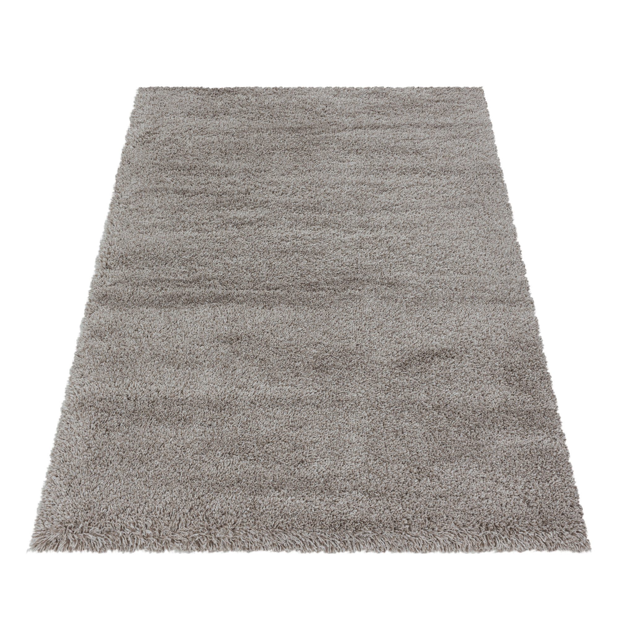 Carpettex Hochflor-Teppich Unicolor - Einfarbig, Läufer, günstig online kaufen