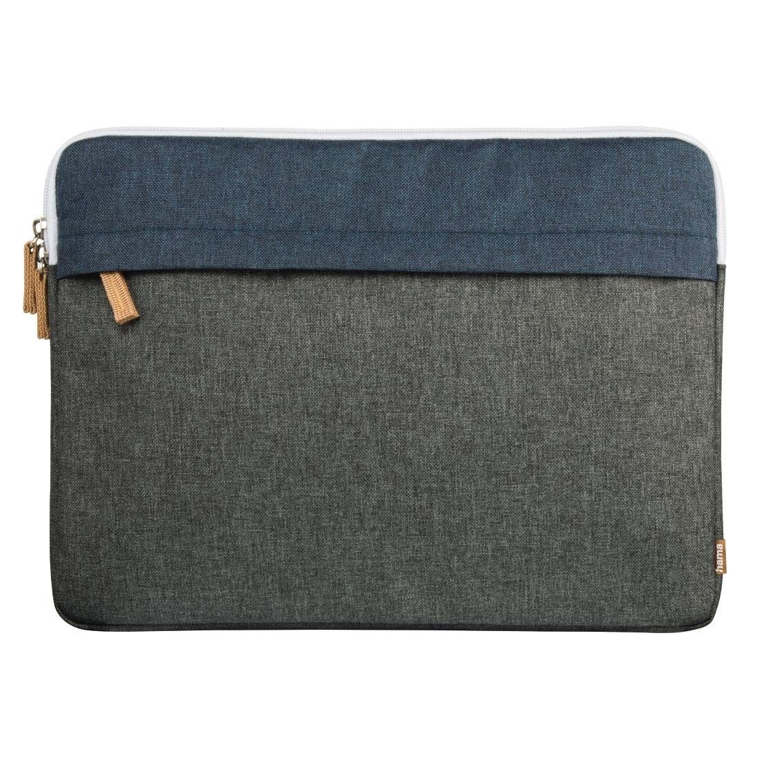 Hama Laptoptasche Tasche Florenz 34 13,3" Marineblau/Dunkelgrau bis Laptop-Sleeve cm