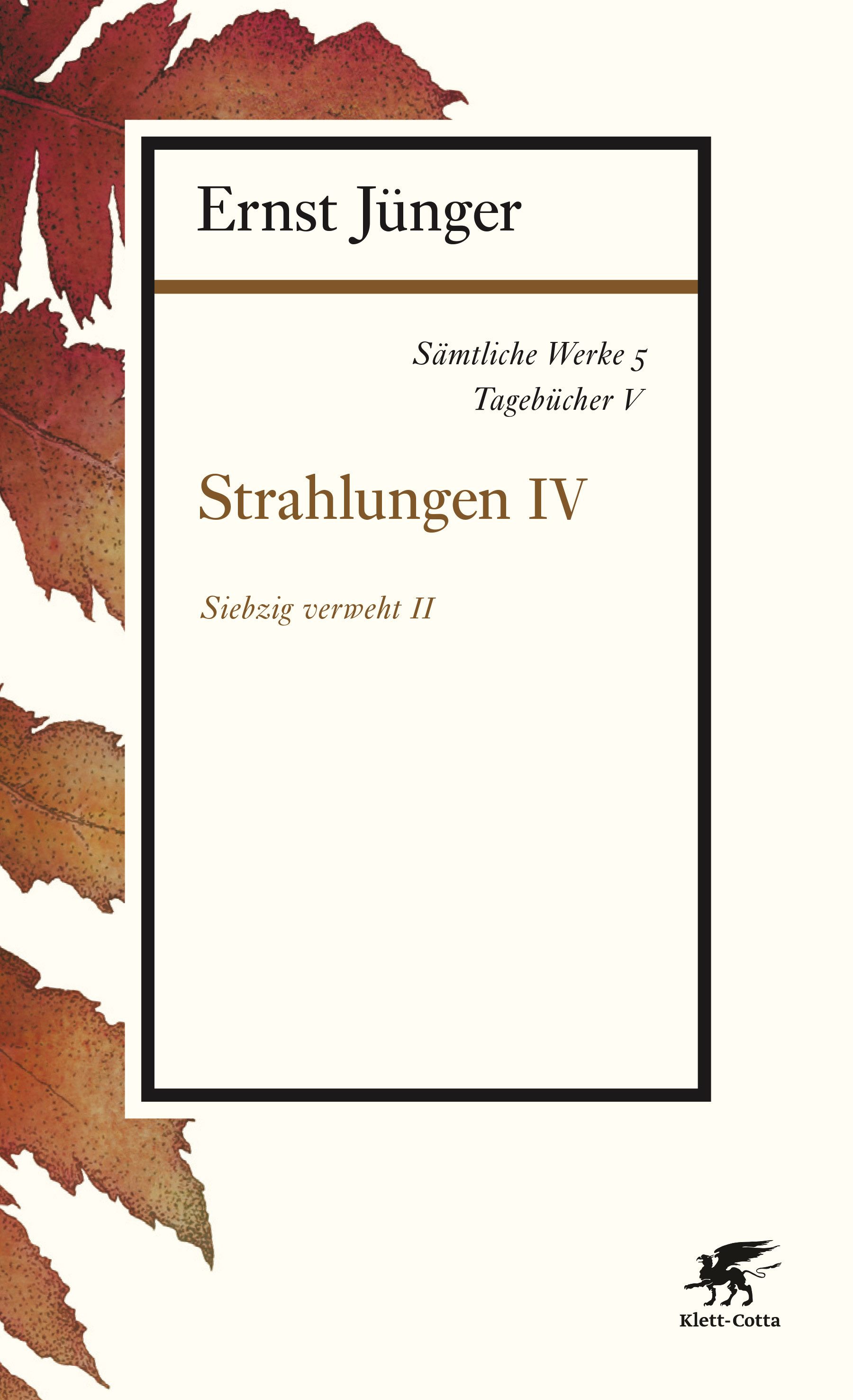 Klett-Cotta Verlag Tagebuch Sämtliche Werke - Band 5