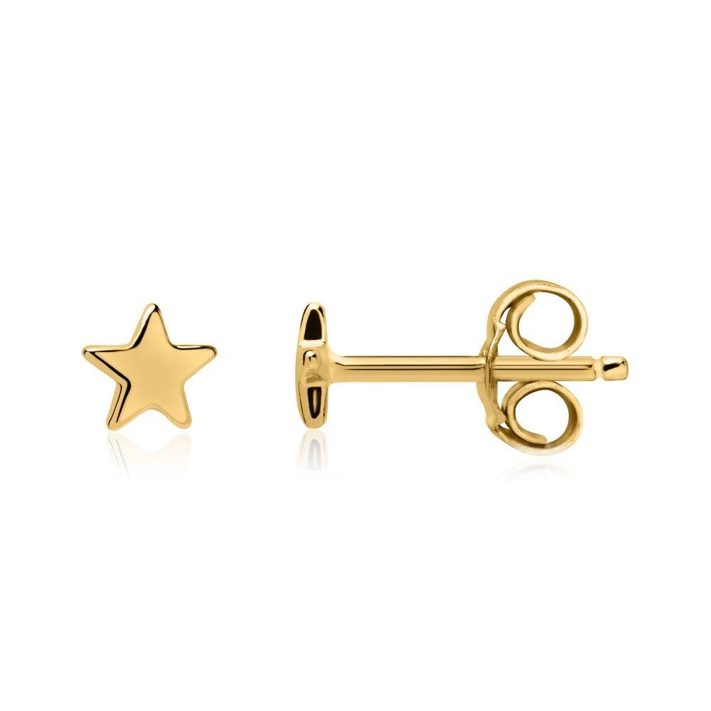 lanii Paar Ohrstecker Sterne in Gold LSE0019 – Bild 2 von 5