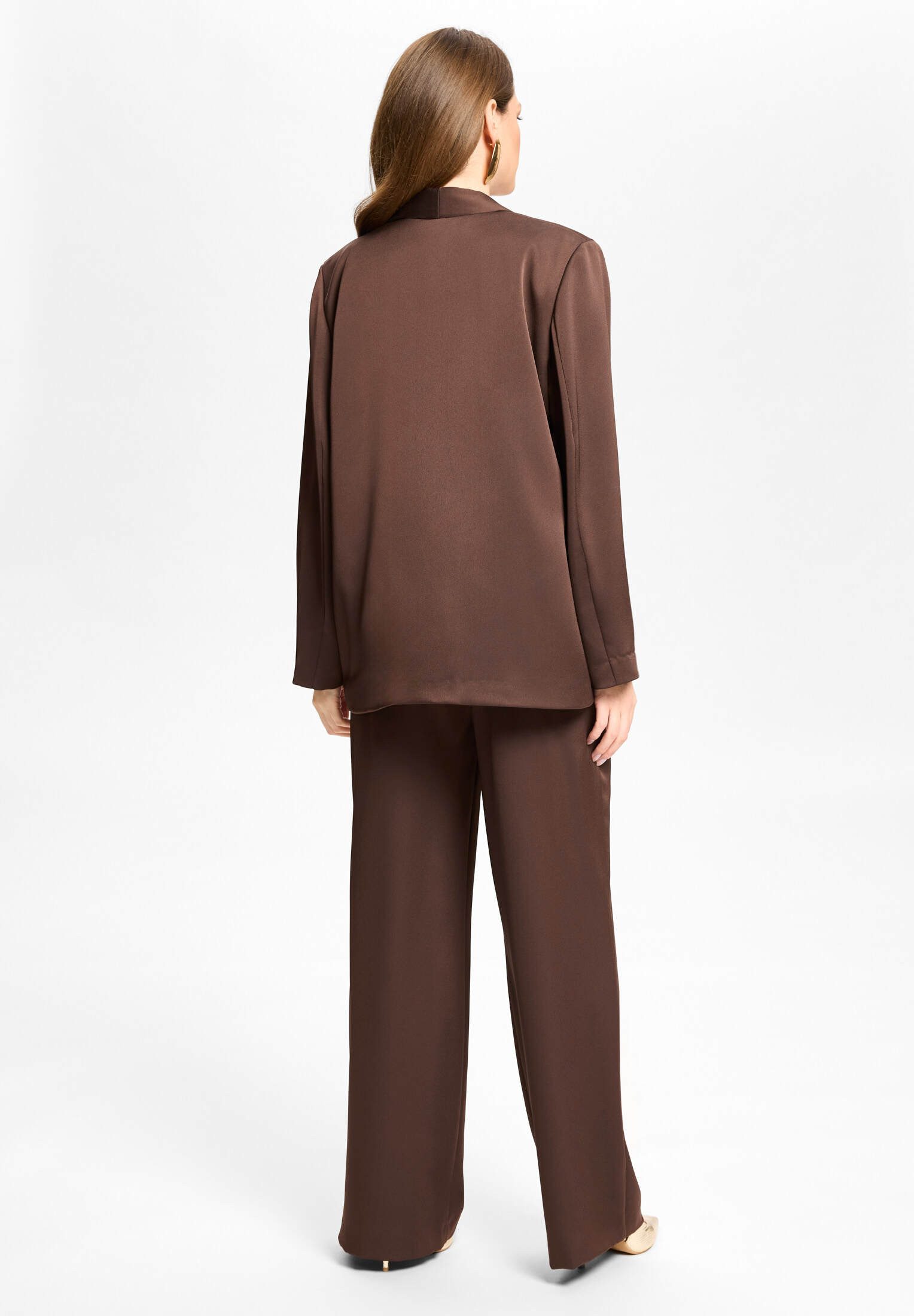 SWING Jackenblazer - Oversized Blazer aus Satin