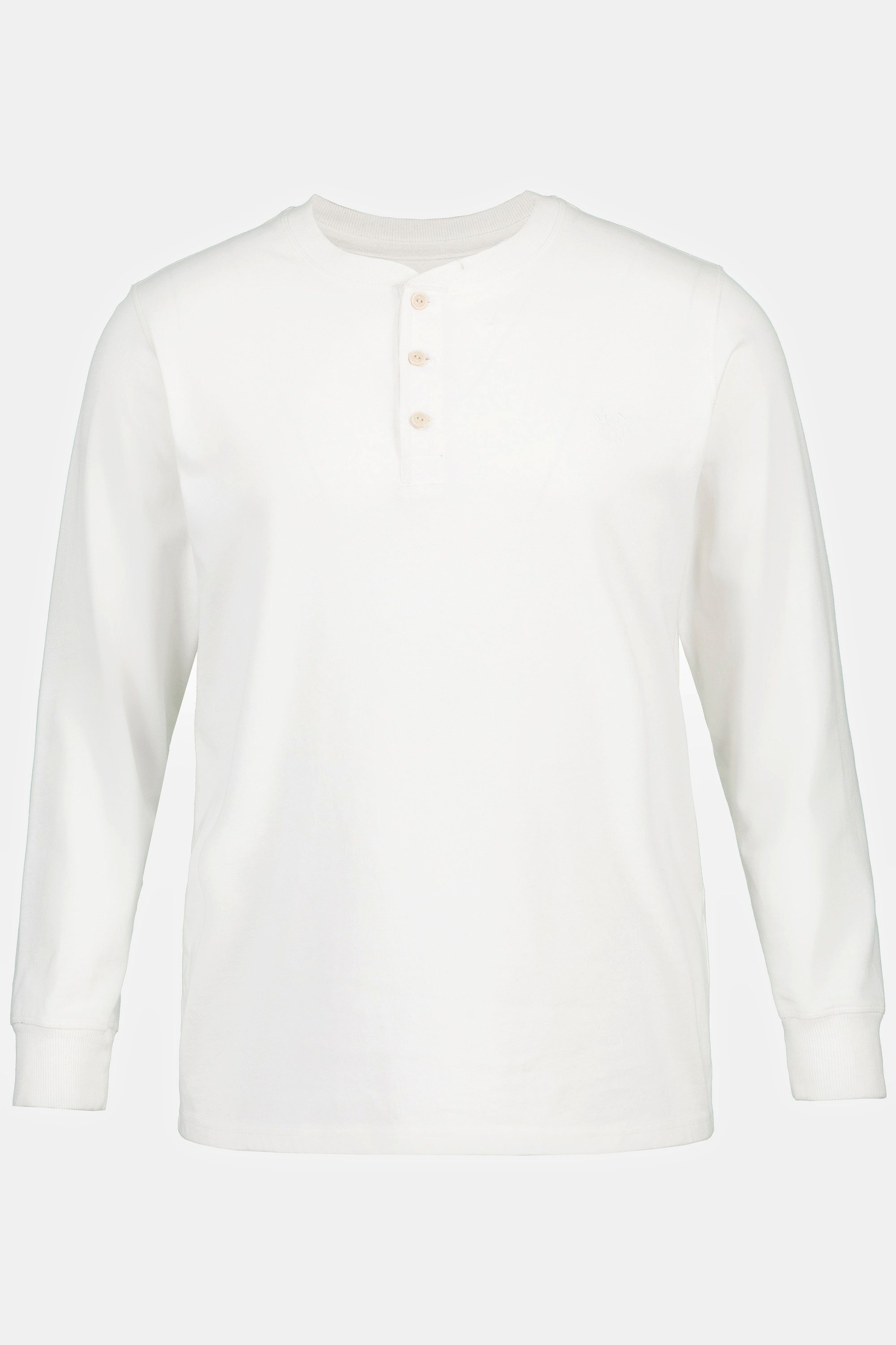 T-Shirt Basic Knopfleiste JP1880 Langarm Henley