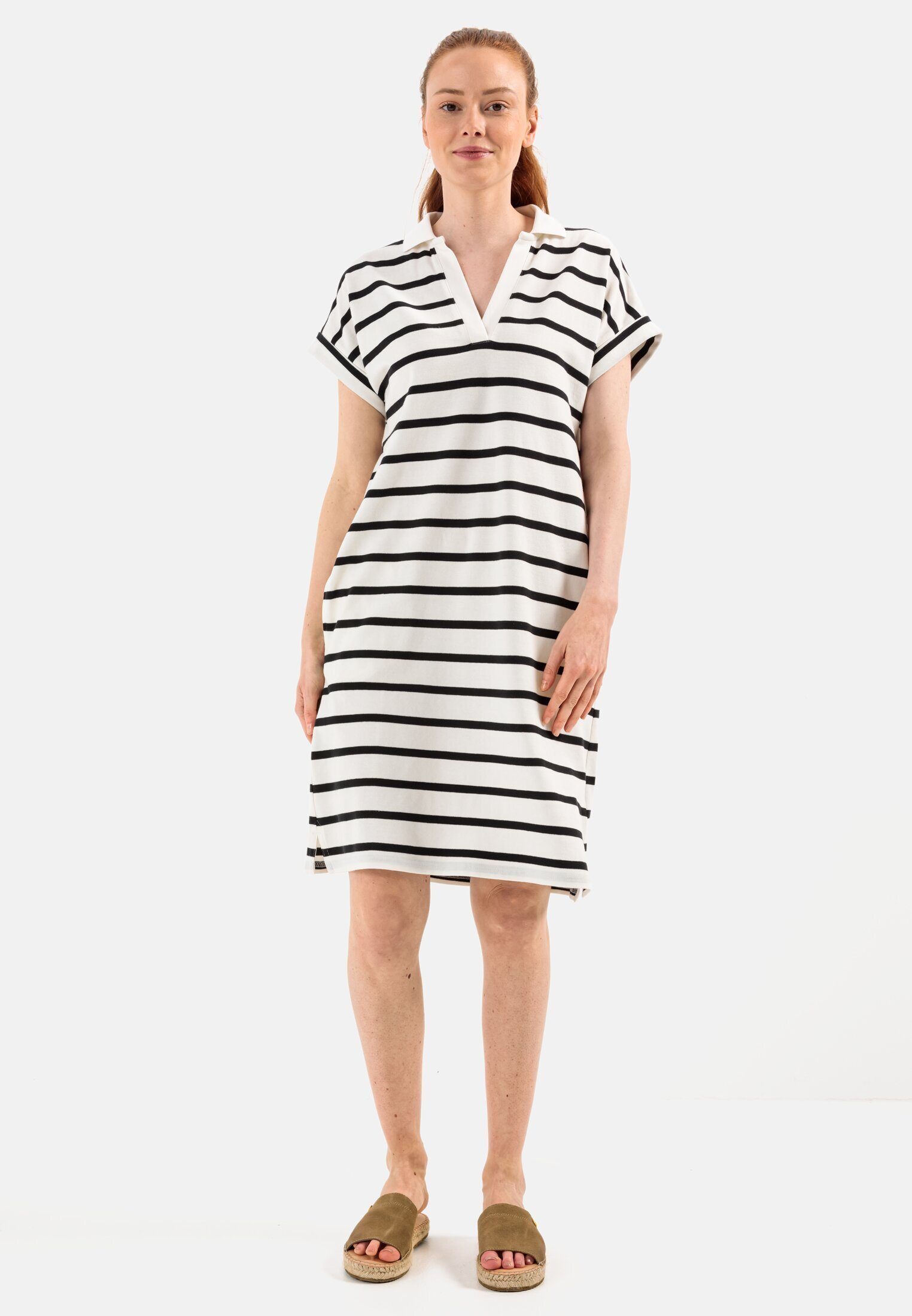 Shirtkleid aus Piqué Baumwolle