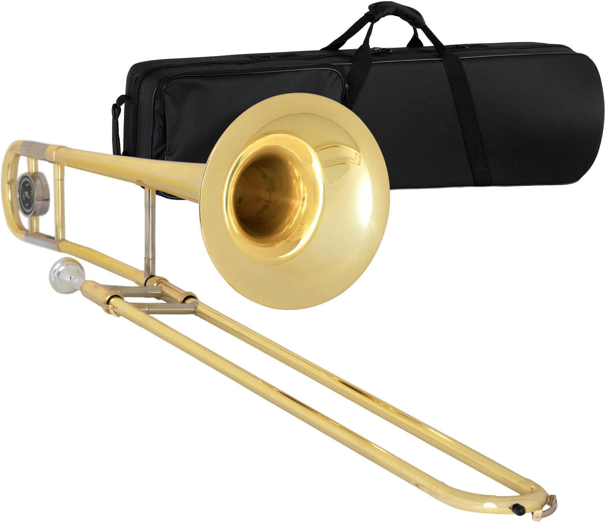 Classic Cantabile Posaune Classic Cantabile TP-12 Tenorposaune Bb, inkl. Leichtkoffer & Mundstück, Korpus, Außenzug und Zugbogen: Messing - Innenzug: Neusilber verchromt