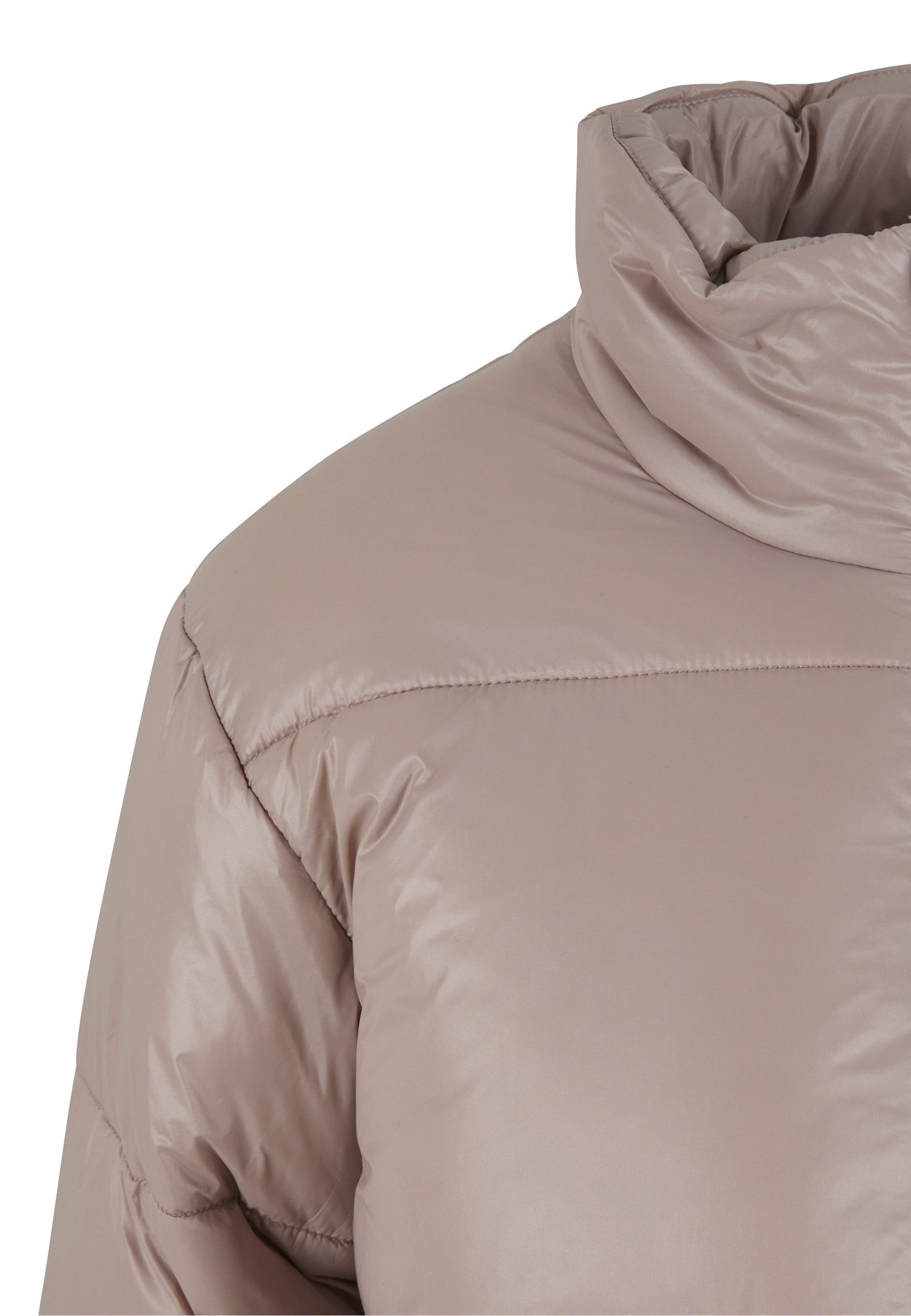 URBAN CLASSICS Winterjacke Urban Classics Ladies Recycled Short Shiny Puffer Jacket (1-St)