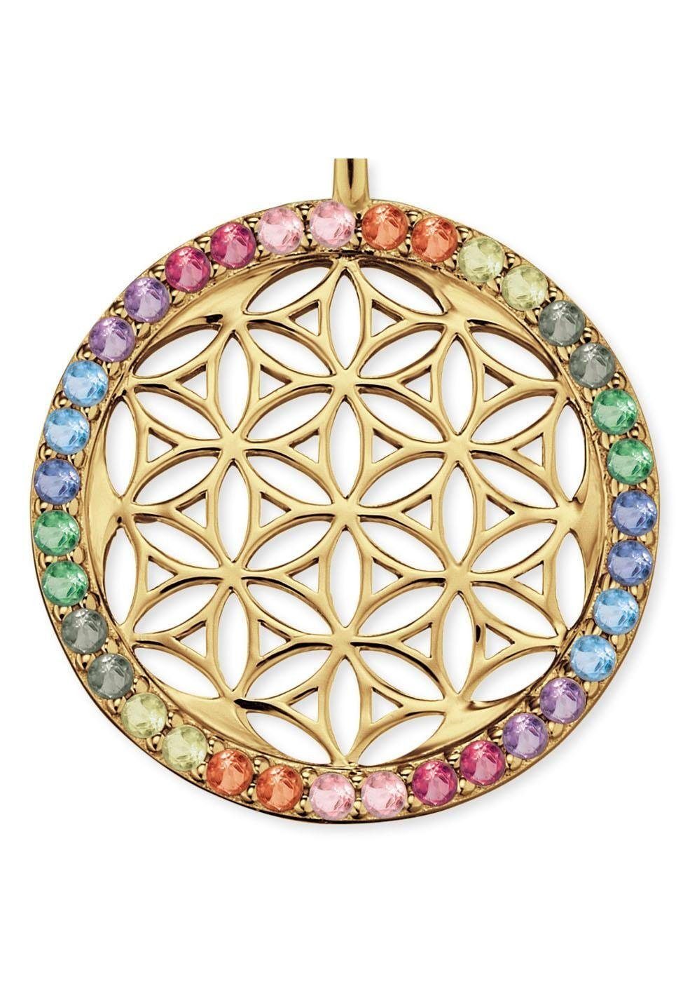 Engelsrufer Kette mit Anhänger Lebensblume, mit Zirkonia (synth) günstig online kaufen