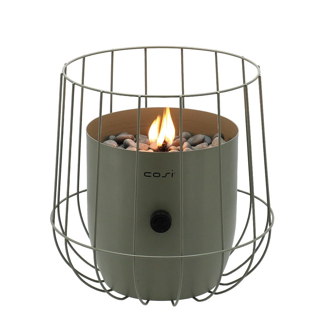 COSI Tischfeuer Cosifire Tischfeuer Cosiscoop BASKET olive, Ø 31x31cm