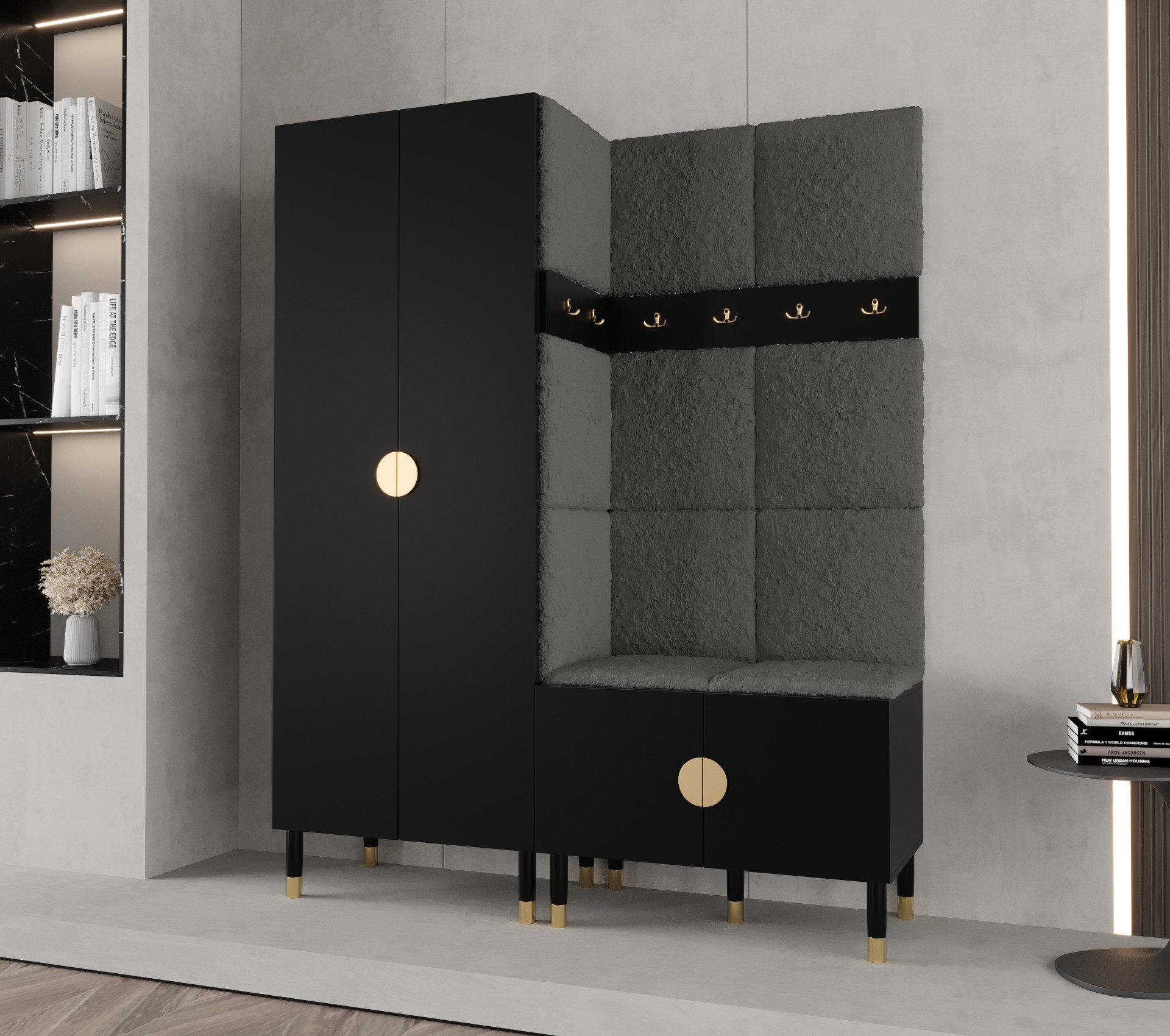 ABIKS MÖBEL Kompaktgarderobe PALERMO Set 2 günstig online kaufen