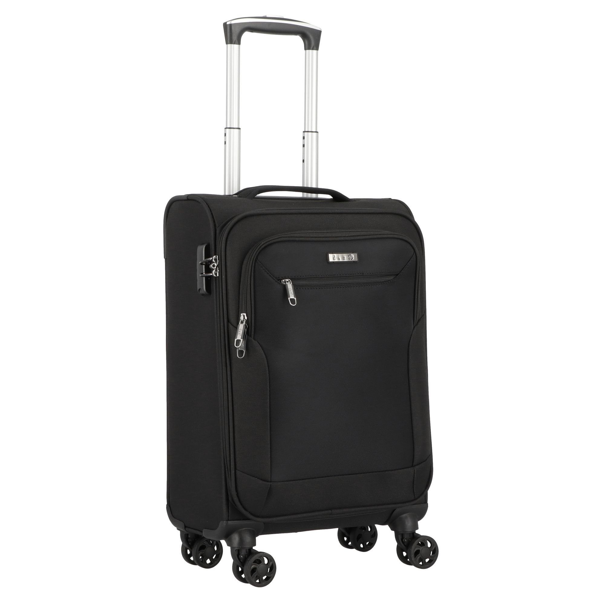 D&N Handgepäck-Trolley Travel Line 6854, 4 Rollen, Polyester