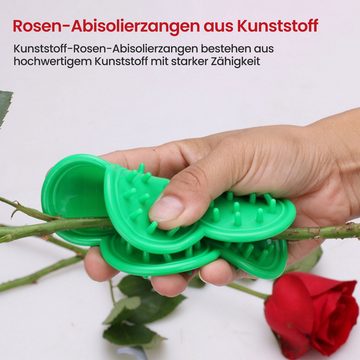 Amissz Gartenpflege-Set Rosenentdorne Dornenentferner für Floristen (2-tlg)
