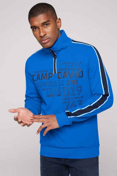 CAMP DAVID Sweater aus Bonded-Jersey