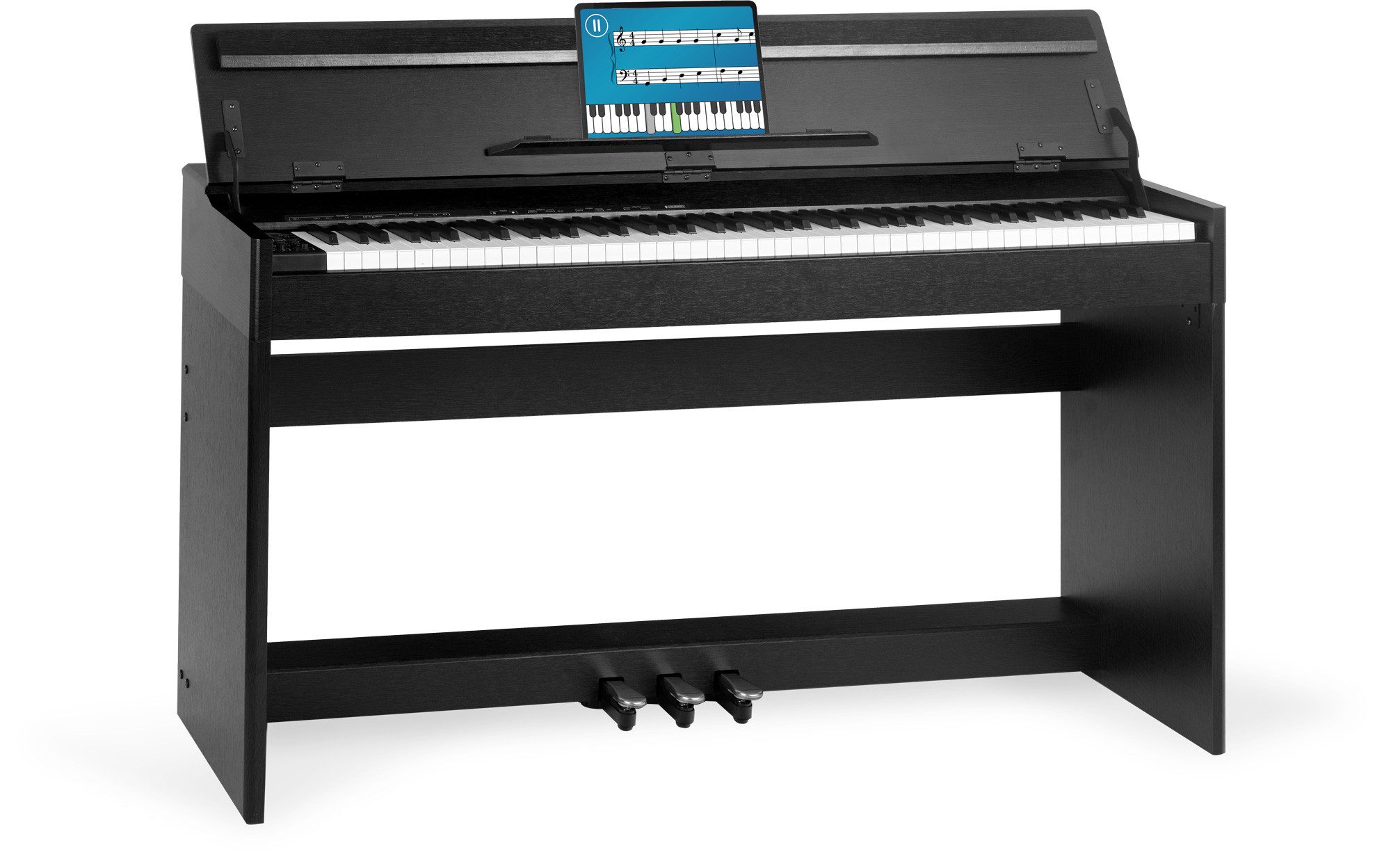 Digitalpiano DP-18 E-Piano - 88 gewichtete Tasten mit Hammermechanik