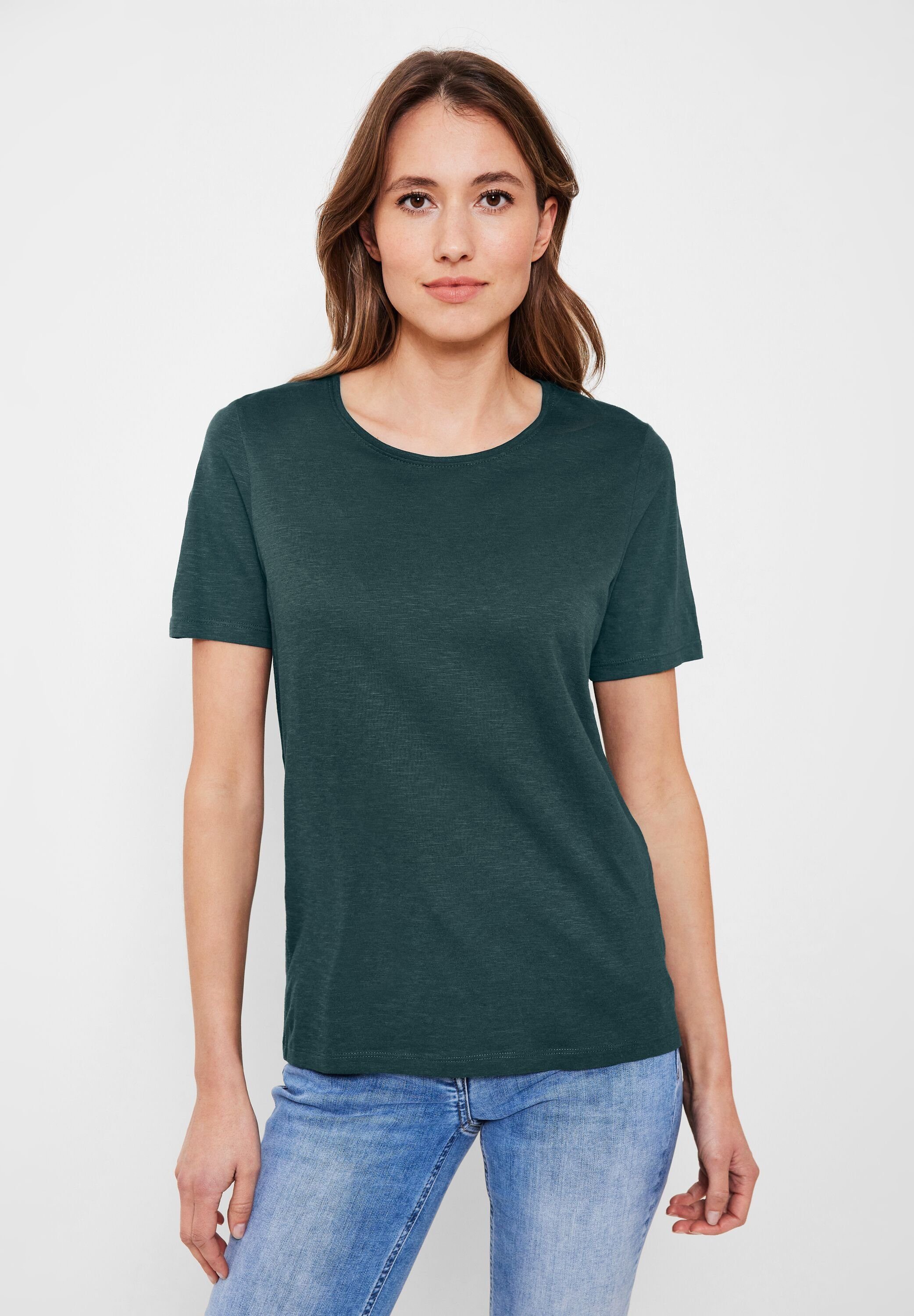 Cecil T-Shirt aus reiner Baumwolle