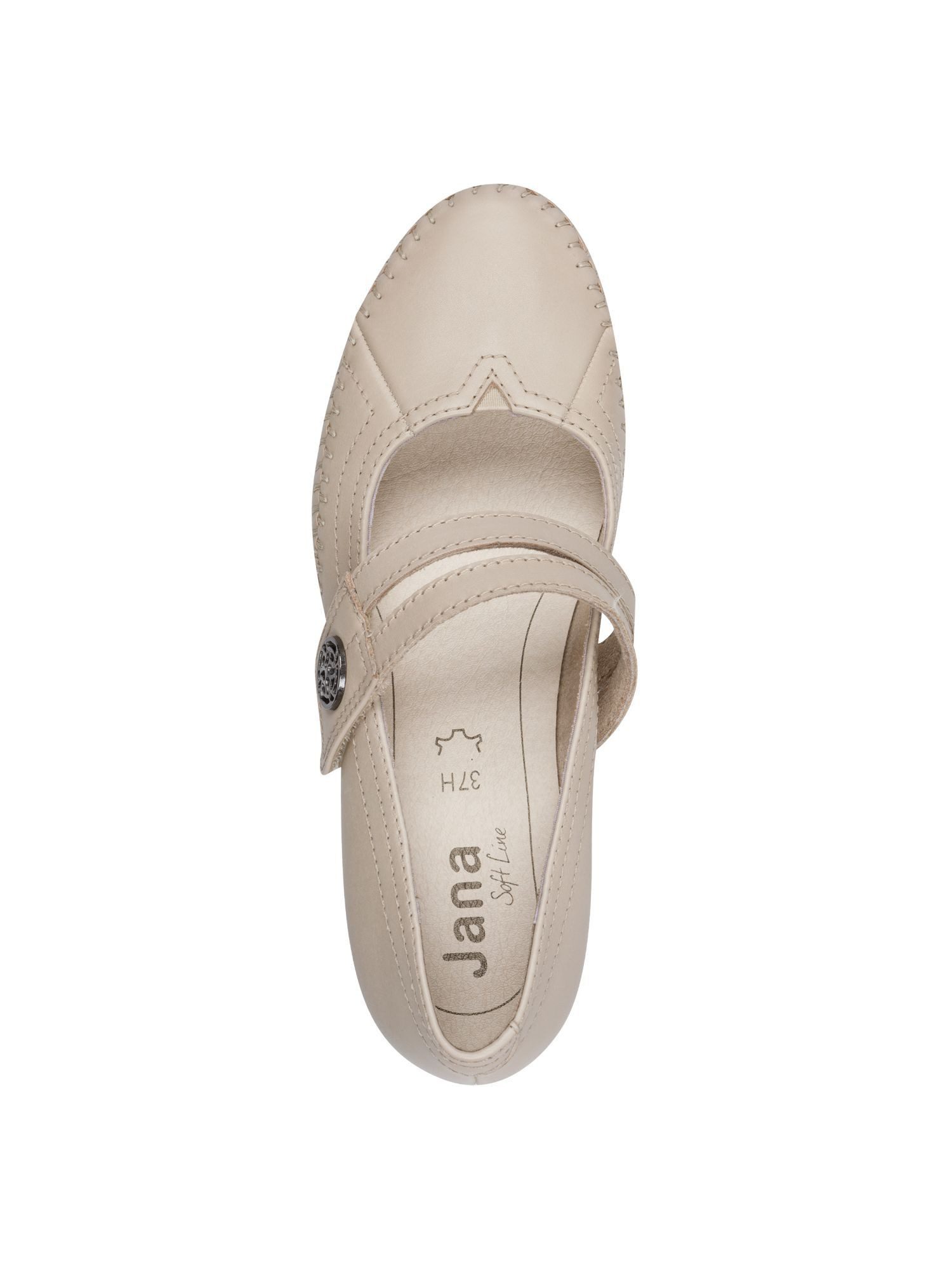 Jana Mehrweite aus Leder kein Absatz 8-22700-46 Sneaker