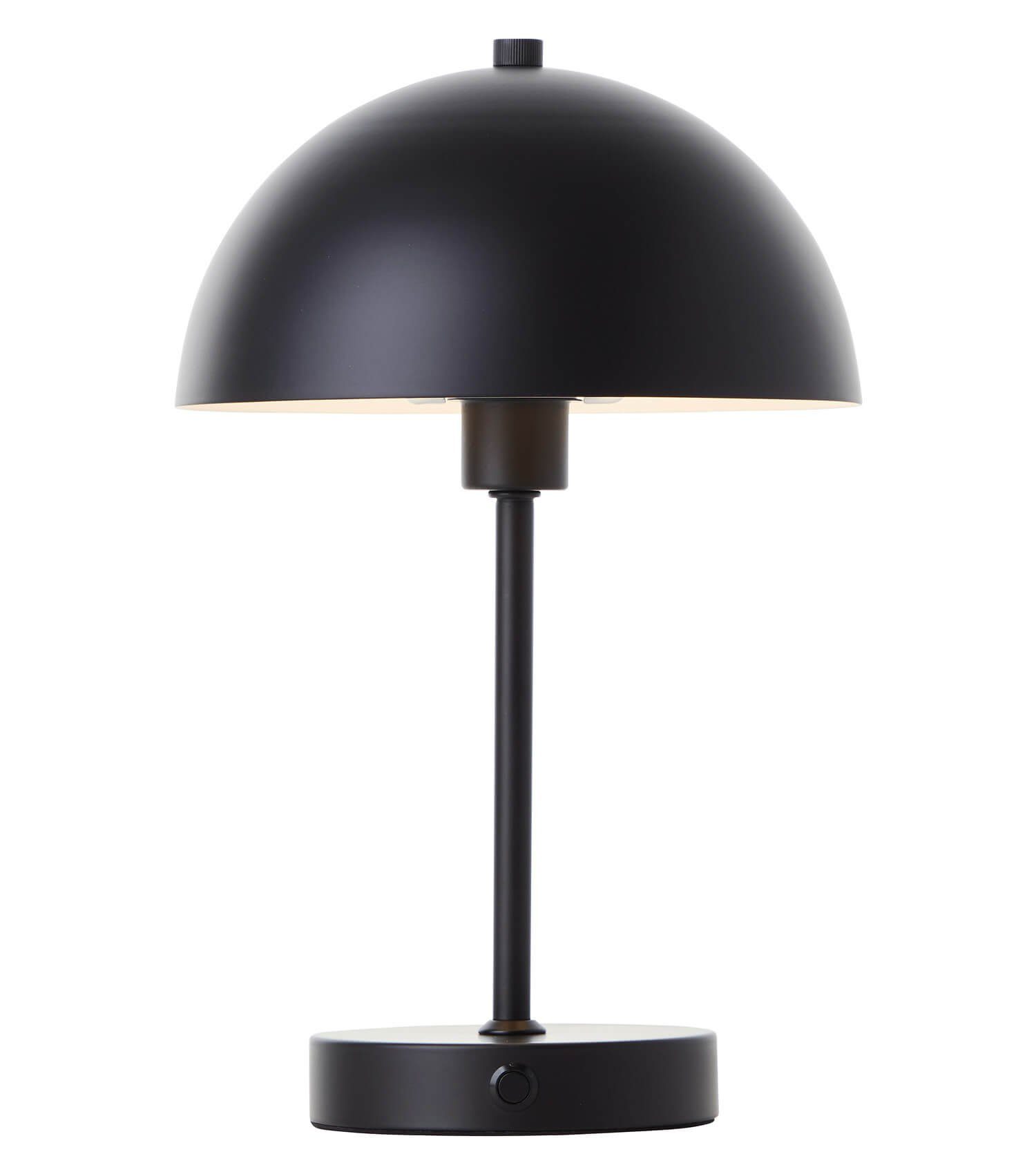 kabellos, Schwarz vintage mit dimmbare LED-Lampe Der mokebo Leuchtturm, aufladbar, Tischlampe Warmweiß, Akku Tischleuchte