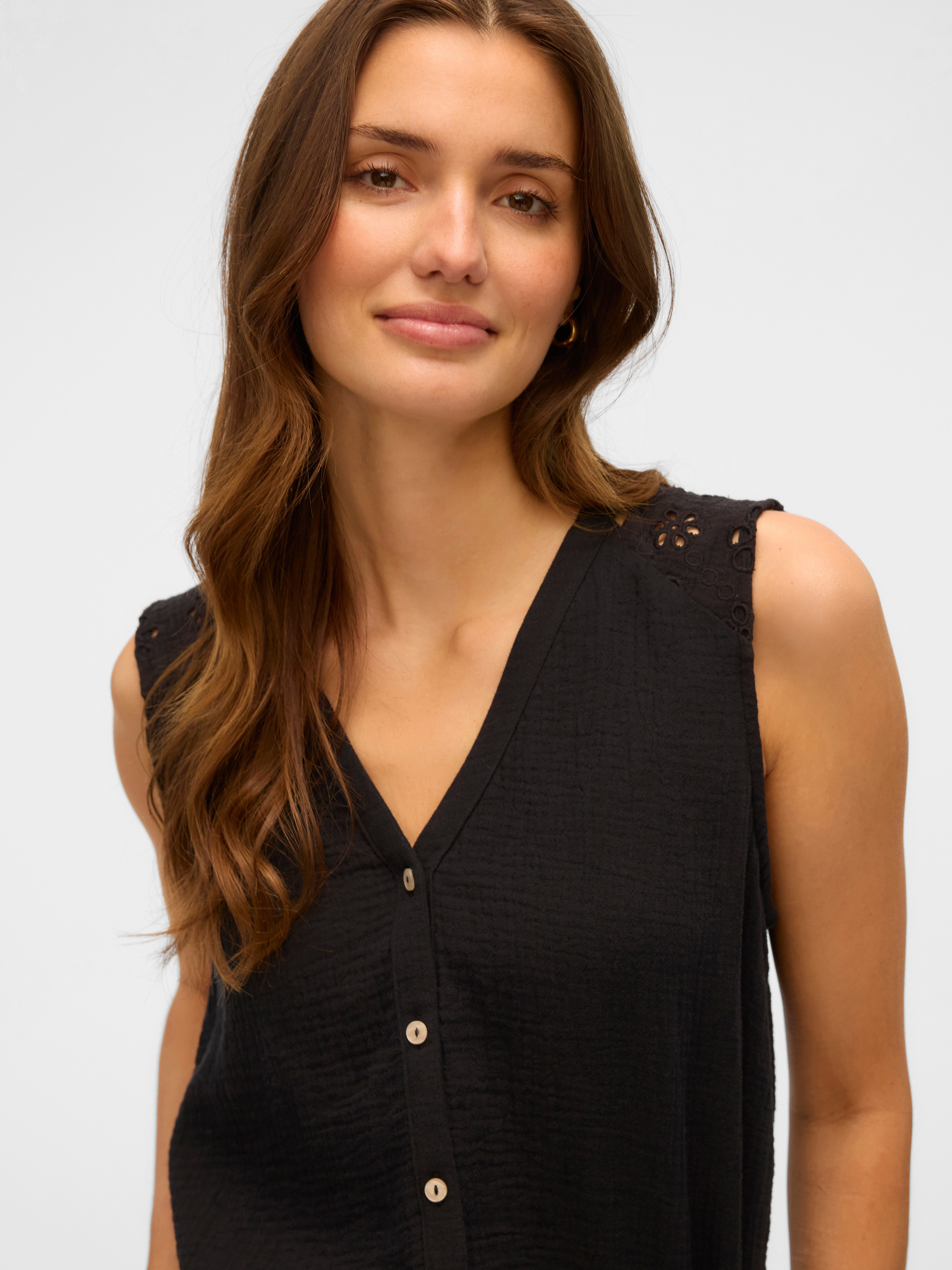 Vero Moda Blusentop VMNATALI SL TOP WVN GA