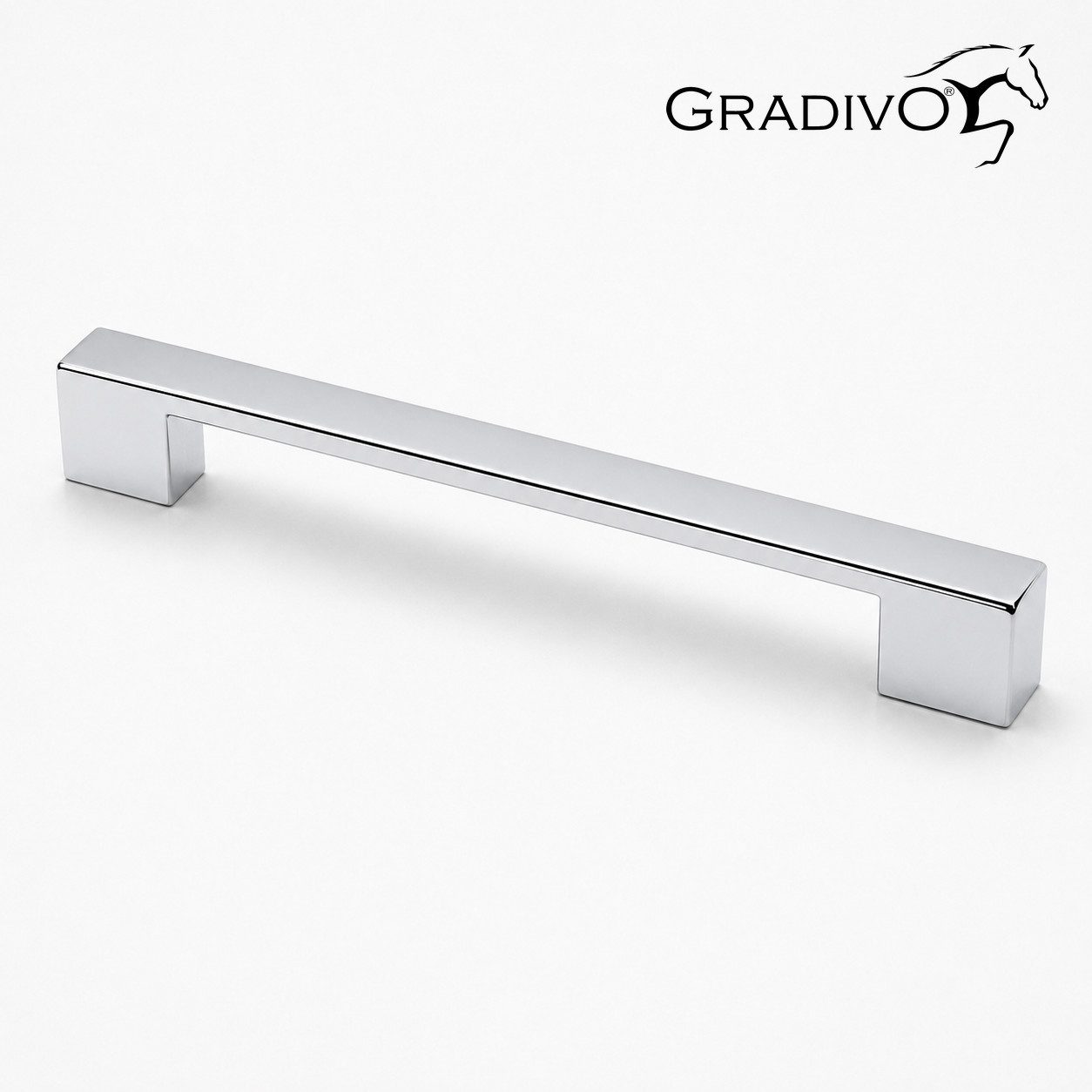 Gradivo Möbelgriff Schrankgriff Bügelgriff 112 - Chrom, 224-256 mm