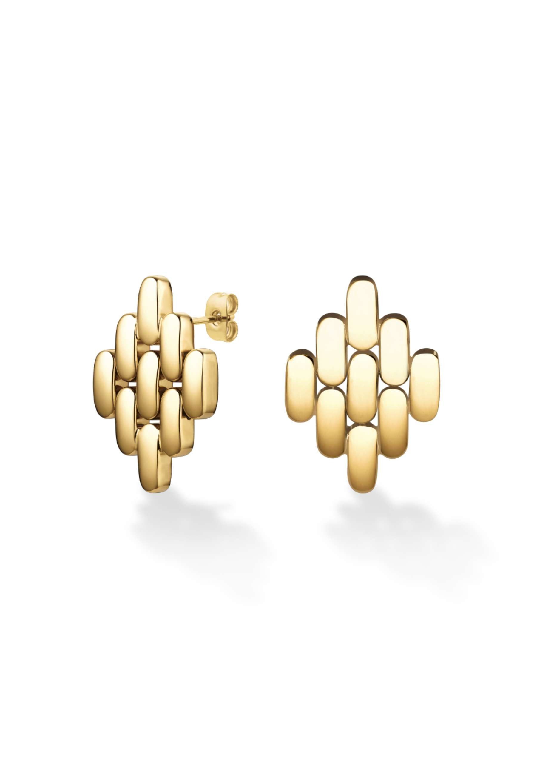 ROSEFIELD Ohrring-Set ROSEFIELD Legacy-Nieten-Ohrringe Goldfarben