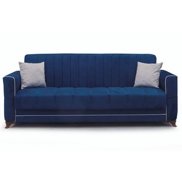 gowoll 3-Sitzer Sofa mit Schlaffunktion und Stauraum Schlafsessel Gästebett