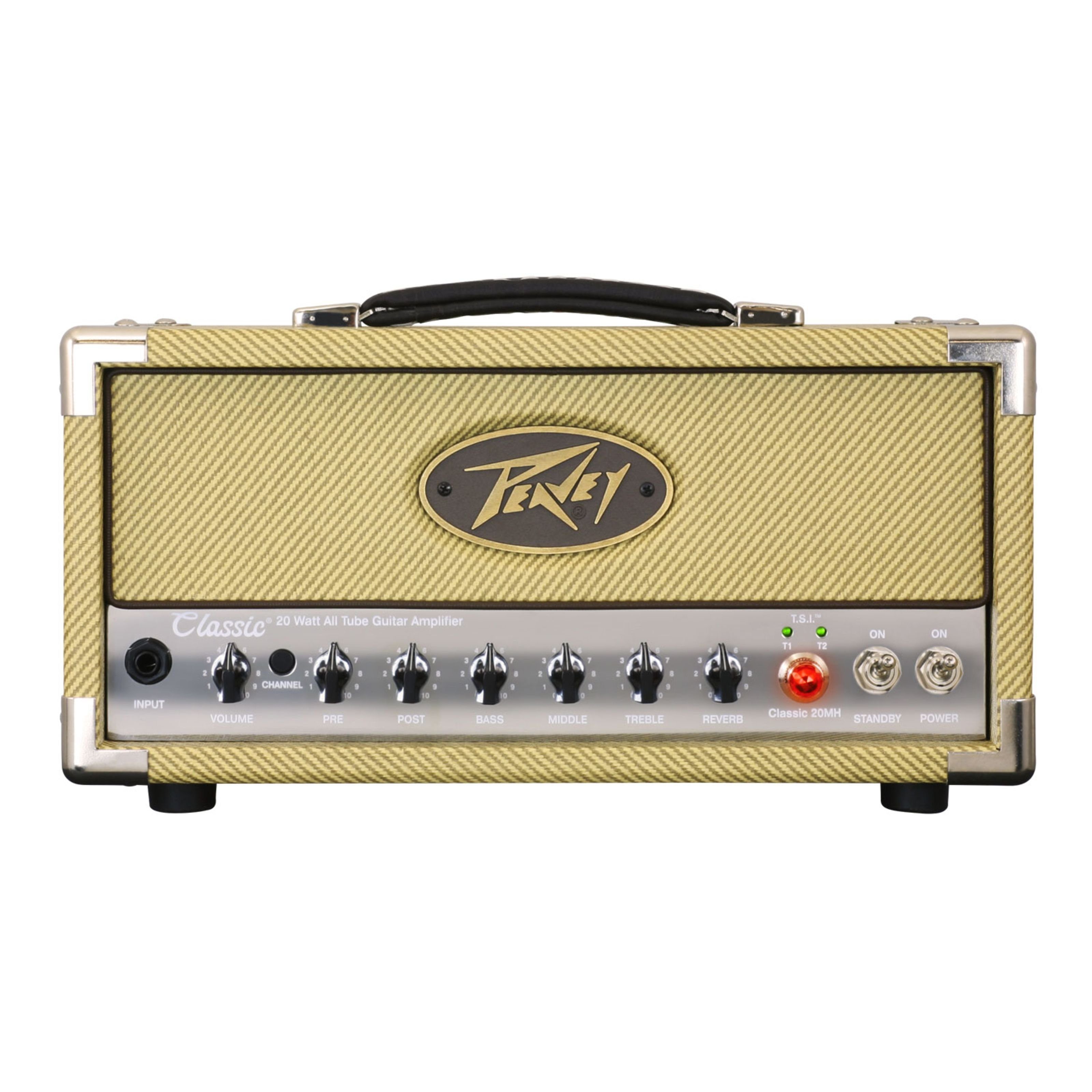 Peavey Verstärker (Classic 20 Mini Head - Röhren Topteil für E-Gitarre)