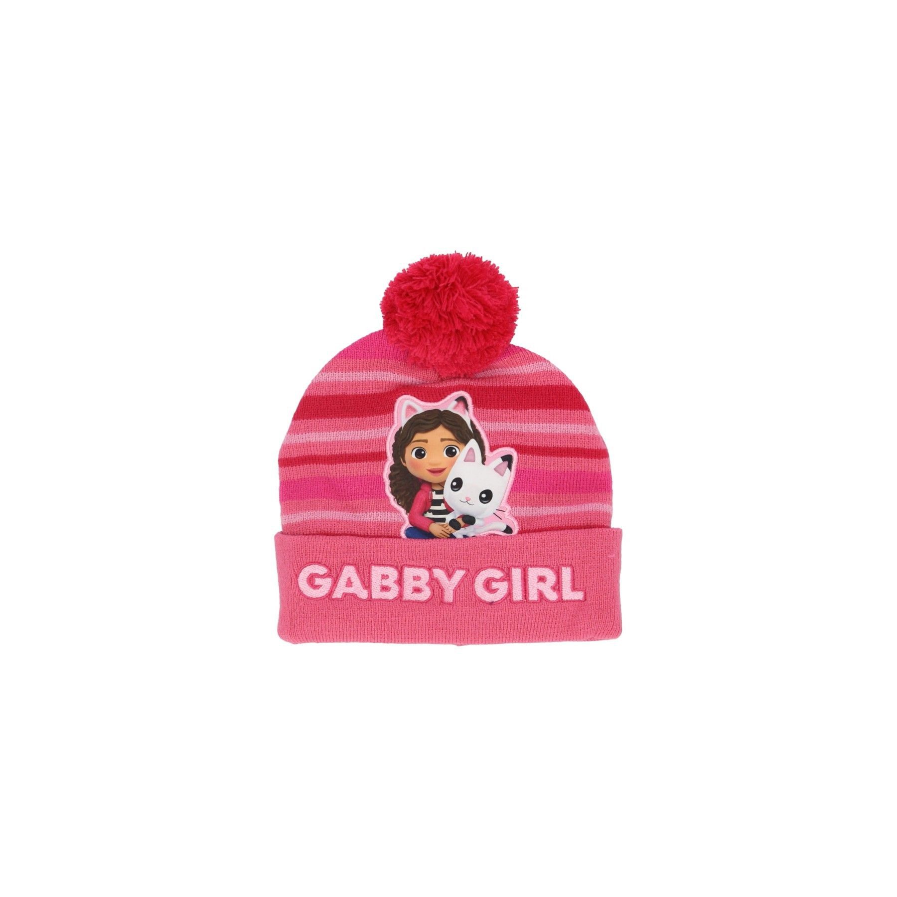 Gabby's Dollhouse Bommelmütze Wintermütze Komfortabel Niedlich und Kuscheli günstig online kaufen