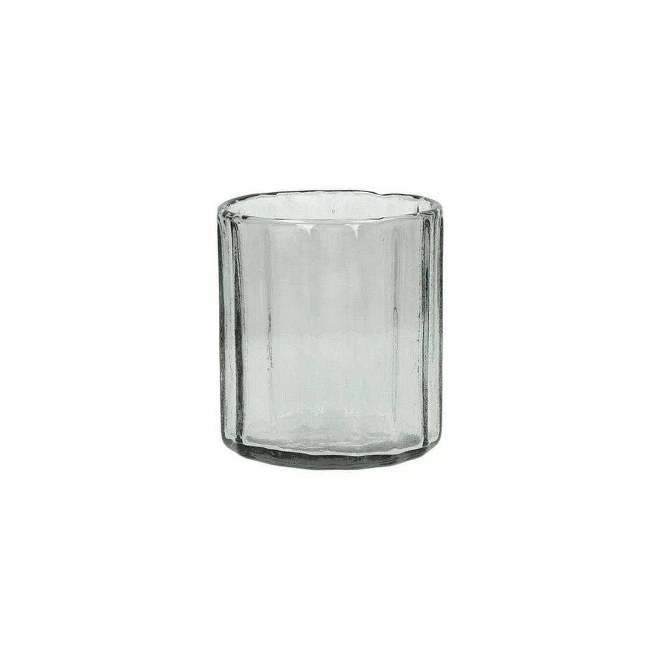 daslagerhaus living Kerzenständer Windlicht Antigua Glas klar H 15 cm