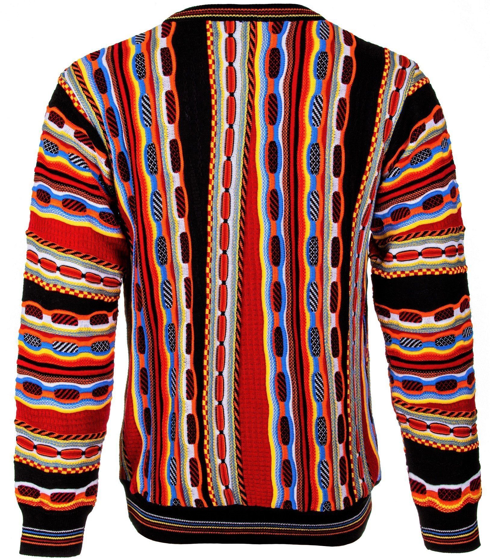 Cascallo Strickpullover Cascallo® Angelo Herren Strickpullover Bunt Vintage günstig online kaufen