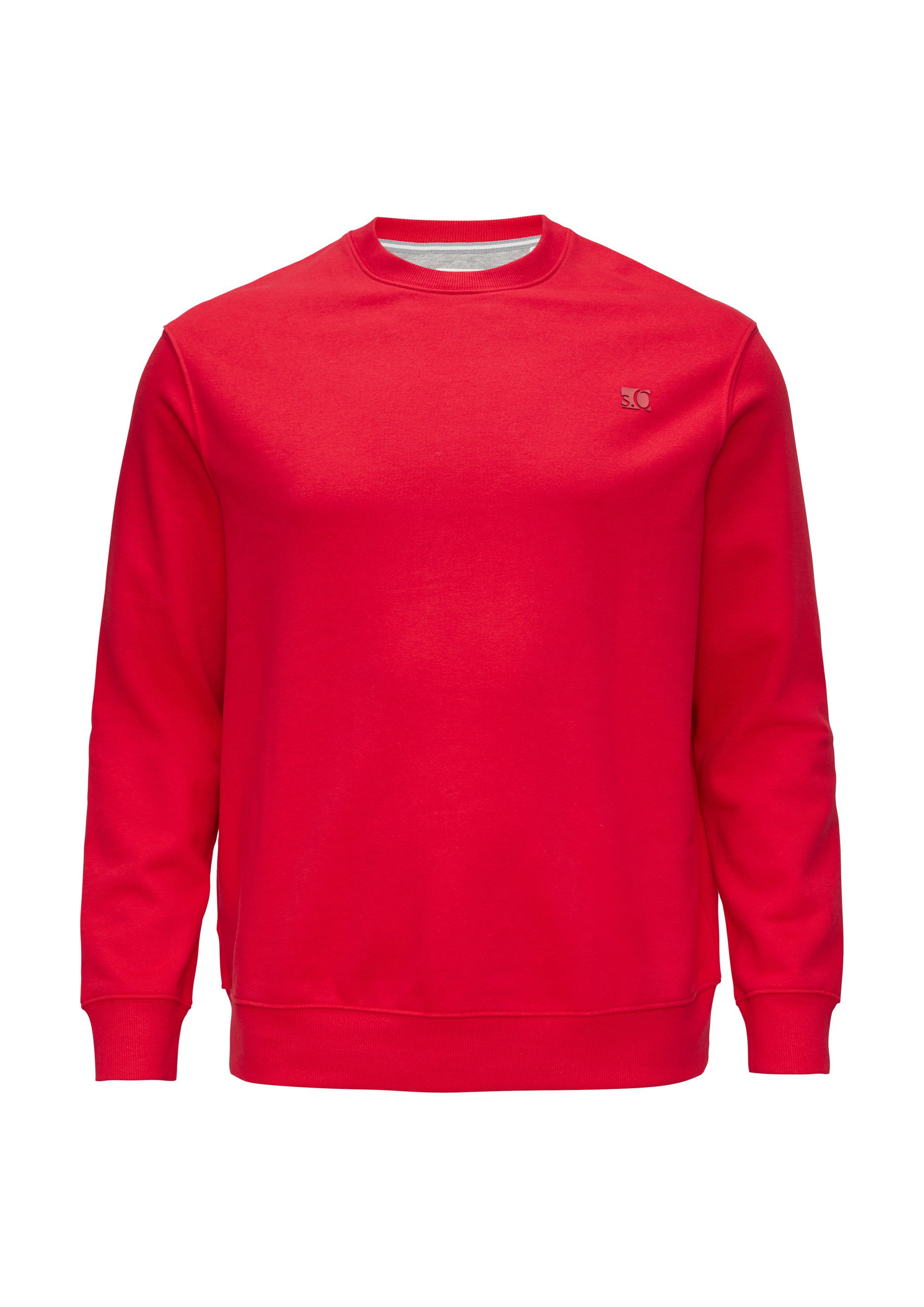 s.Oliver Sweatshirt Sweatshirt Sweatshirt aus Baumwollmix mit Logo-Detail günstig online kaufen
