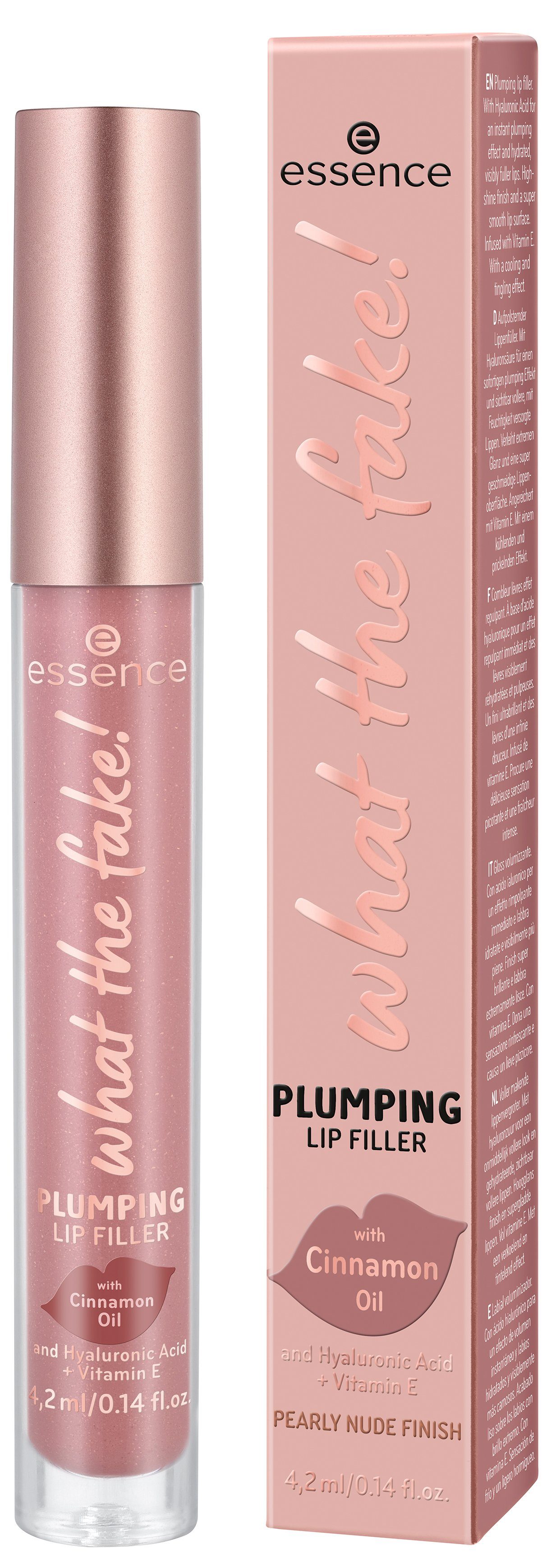 Essence Lipgloss what the fake! LIP PLUMPING 02, 3-tlg. FILLER