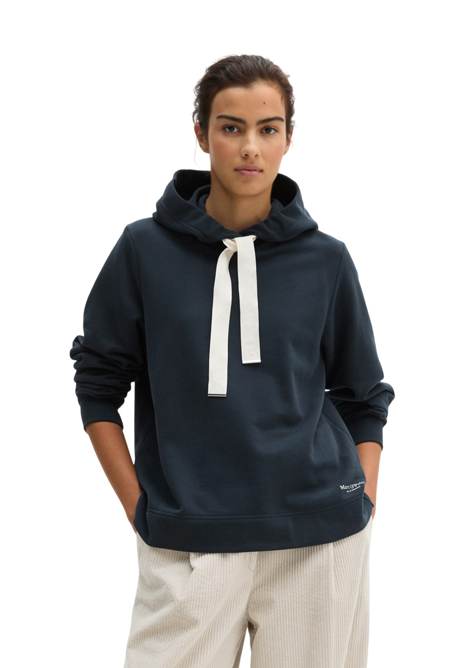 Marc O'Polo Sweatshirt mit gepeachter Oberfläche
