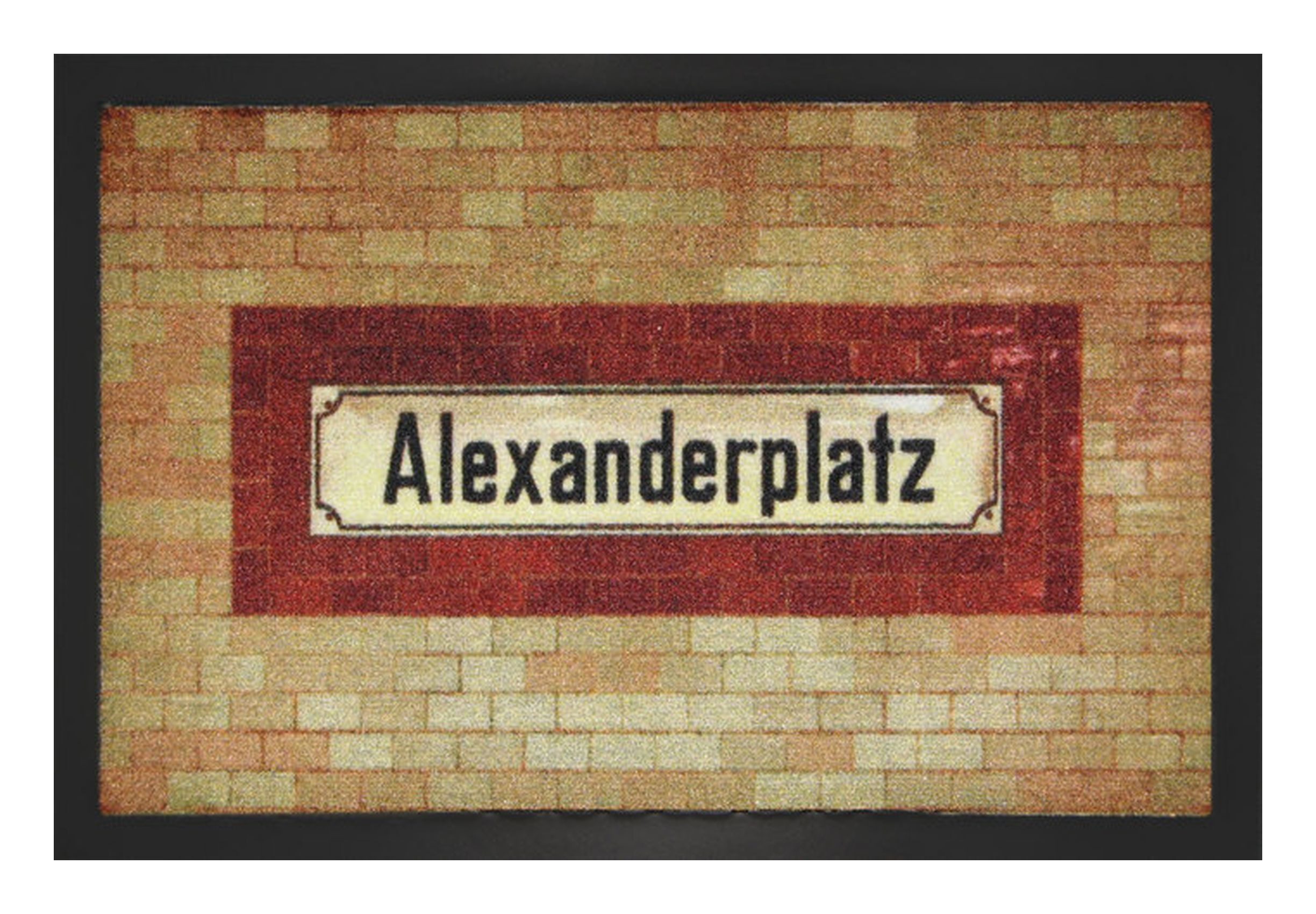 Rockbites Fußmatte Rockbites - Fußmatte Türmatte "Berlin - Alexanderplatz" Braun Nr. 106