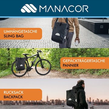 Manacor Fahrradtasche Umhängetasche, Fahrradrucksack, Gepäckträgertasche Fahrrad Zubehör